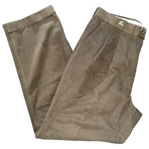 Burberry Vintage Men’s Size 36 x 32 Light Brown Brushed Cotton Dress Pants